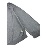 SP1 maglia con scollo a v tinta unita Grigio per Bambino MAG0814 GRIGIO SP1 