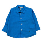 Manuel Ritz Camicia Manica Lunga Tinta Unita per Neonato MR2580N BLU MANUEL RITZ 