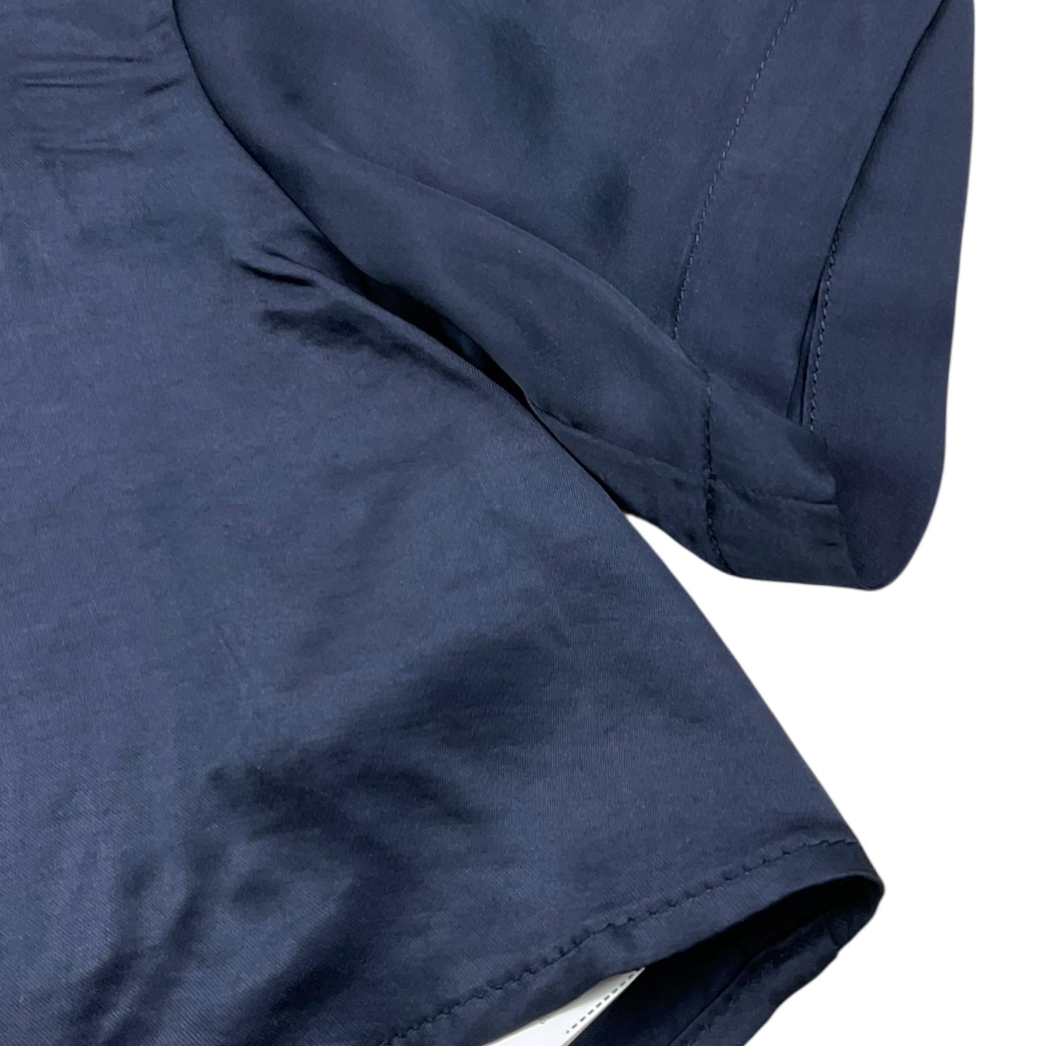 Dondup Camicia Modello Crop Tinta Unita Mezza Manica per Bambina DFCA038 BLU DONDUP 