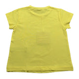 Liu Jo Tshirt Girocollo tinta unita con Stampa Giallo per Neonata KA4132 GIALLO LIU JO 