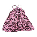 4Giveness Abito Tinta Unita con Fantasia Maculata per Neonata FGCN3965 ROSA 4GIVENESS 