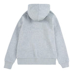 LEVI'S felpa chiusa con cappuccio tinta unita con logo Grigio per Bambino 9E8778X GRIGIO LEVI'S 