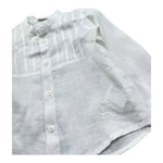 Le Bebe' Camicia Tinta Unita con Colletto Coreano per Neonato LBB5386 BIANCO LE BEBE' 