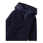 SARABANDA cappotto tinta unita con zip e cappuccio Blu per Bambino 0A284 BLU SARABANDA 