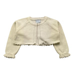 GRANLEI coprispalle tinta unita con trafori Panna per Neonata 224208 PANNA GRANLEI 