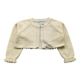 GRANLEI coprispalle tinta unita con trafori Panna per Neonata 224208 PANNA GRANLEI 