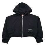 Imperial Felpa con Zip E Cappuccio Tinta Unita per Bambina LK08042G75 NERO IMPERIAL 