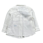 Daniele Alessandrini Camicia tinta unita con Stampa Bianco per Neonato 1295C0823 BIANCO DANIELE ALESSANDRINI 