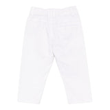 Trussardi Pantalone Tinta Unita con Elastico In Vita per Neonato TIP25060PAXX BIANCO TRUSSARDI 