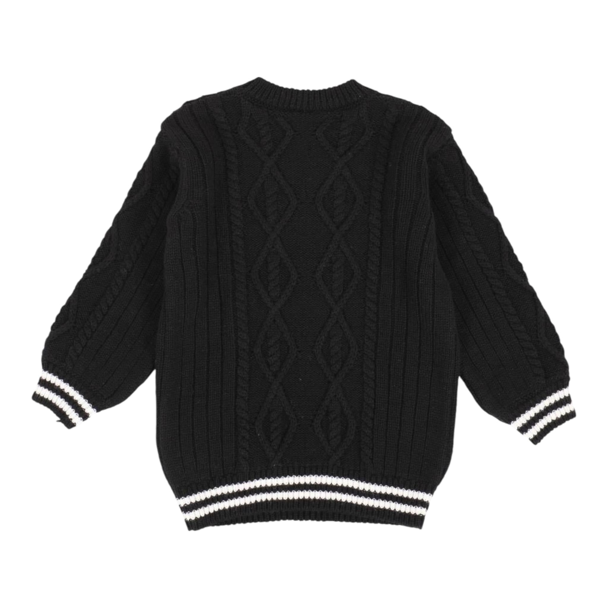 ELISABETTA FRANCHI abito manica lunga tinta unita cn logo Nero per Bambina EGAB183J NERO ELISABETTA FRANCHI 