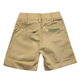 Trussardi Bermuda Einfarbig mit verstellbarer Taille Beige für Neugeborene