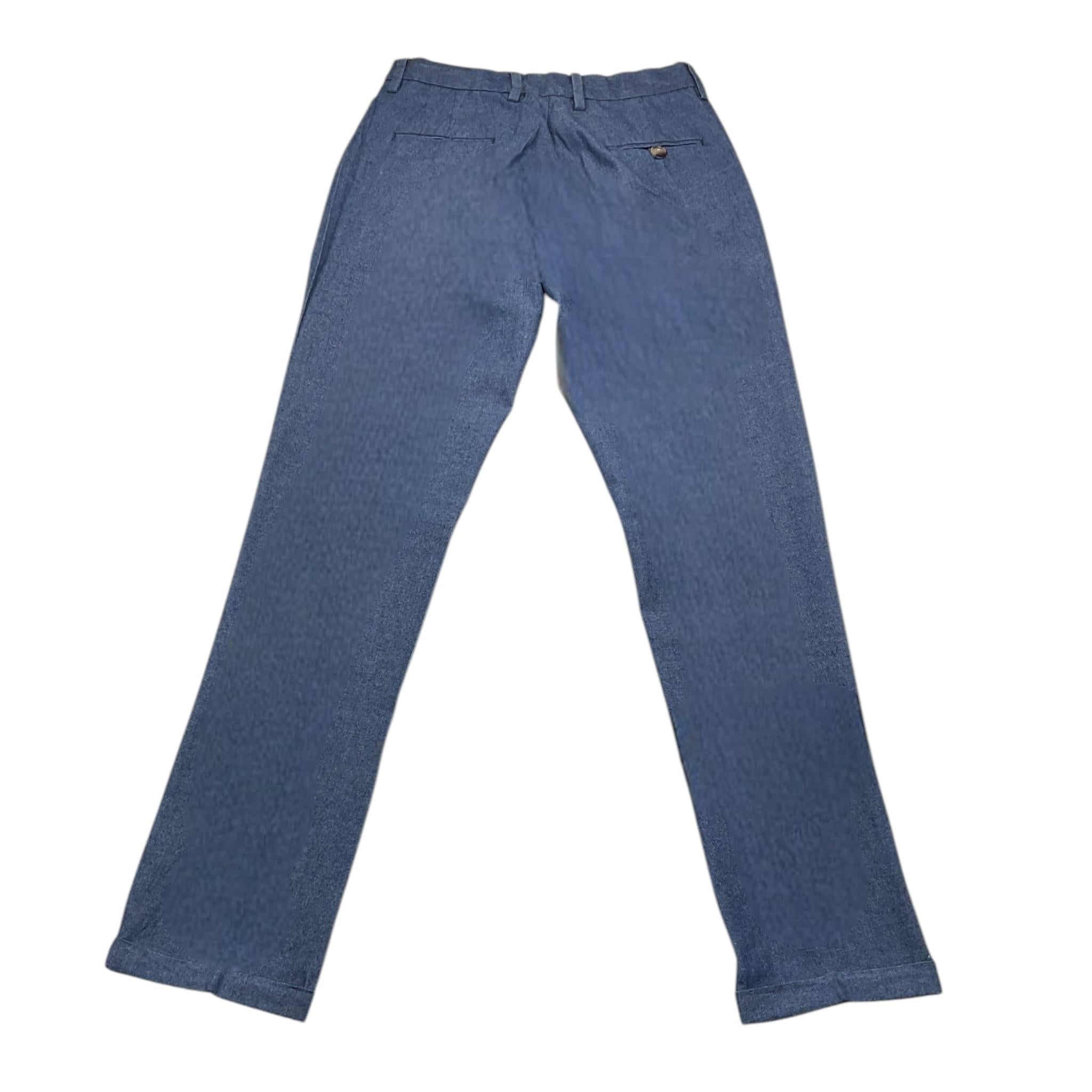 Dan John Pantalone Tinta Unita Con Girovita Regolabile Blu Per Bambino PTD4108J BLU DAN JOHN 