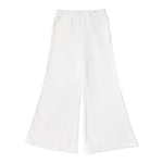 TWINSET pantalone modello a zampa tinta unita con spacchi Bianco per Bambina 242GJ2045 BIANCO TWINSET 
