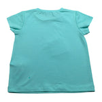 Liu Jo T-Shirt Girocollo tinta unita con Logo Azzurro per Bambina KA4011J AZZURRO LIU JO 
