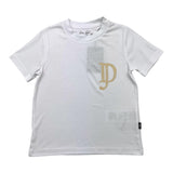 Dan John T-Shirt Einfarbig Rundhalsausschnitt Mit Print Weiß Für Jungen