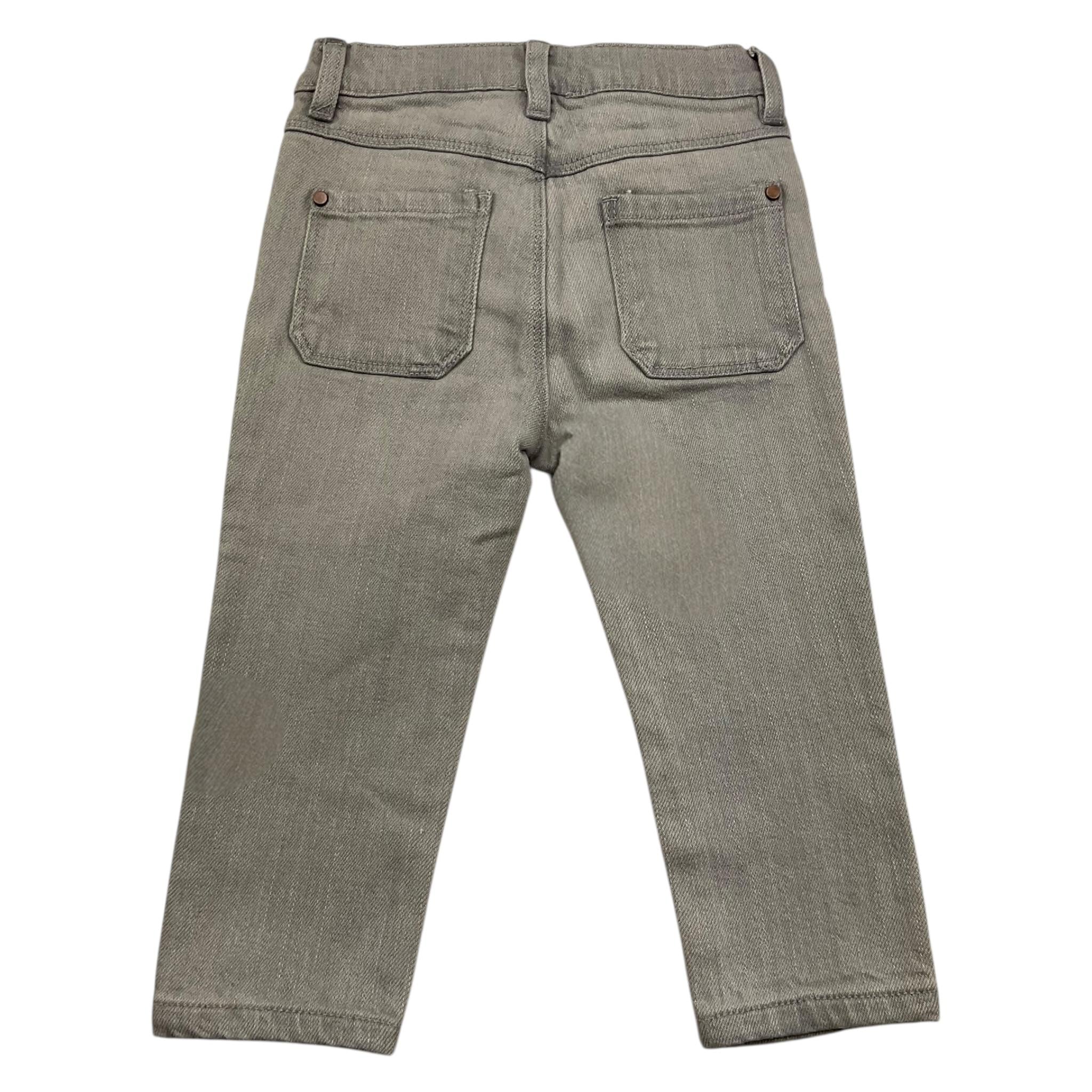 CARRE'MENT BEAU jeans tinta unita con girovita regolabile Grigio per Bambino Y04161 GRIGIO CARRE'MENT BEAU 