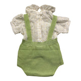 Marlu' 2-teiliges Set, mehrfarbiger Shirt-Strampler für Neugeborene, Mädchen