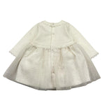 MAYORAL abito tinta unita con tulle Bianco per Neonata 280680 BIANCO MAYORAL 