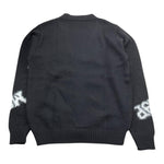 MAISON 9 PARIS cardigan tinta unita con stampa Nero per Bambino 9119 NERO MAISON 9 PARIS 