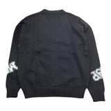 MAISON 9 PARIS cardigan tinta unita con stampa Nero per Bambino 9119 NERO MAISON 9 PARIS 