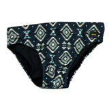 F**K Costume Modello Slip Tinta Unita con Stampa per Bambino FJ25J02A20X05 BLU F**K 