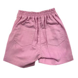 Miss Grant Short Einfarbig mit Kontrastknöpfen Rosa für Baby Mädchen