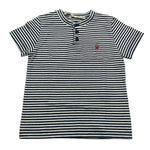 Manuel Ritz T-Shirt Fantasia A Righe Bianco/Blu per Neonato MR3087N BIANCO/BLU MANUEL RITZ 