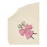 LIU JO shirt girocollo tinta unita con brillantini Panna per Neonata KF4028 PANNA LIU JO 