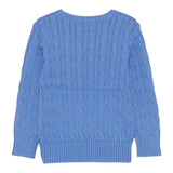 Ralph Lauren Maglia Girocollo Tinta Unita con Logo per Bambino 323702674016 AZZURRO RALPH LAUREN 
