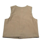 M+E' Gilet tinta unita Sabbia per Bambino UEM0547 SABBIA M+E' 