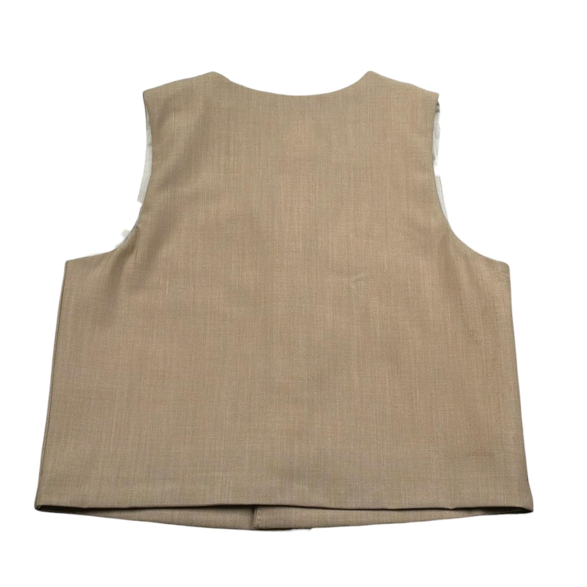 M+E' Gilet tinta unita Sabbia per Bambino UEM0547 SABBIA M+E' 