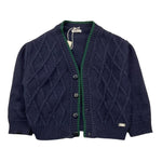 LE BEBE' cardigan tinta unita con profili in contrasto Blu per Neonato LBB5175 BLU LE BEBE' 