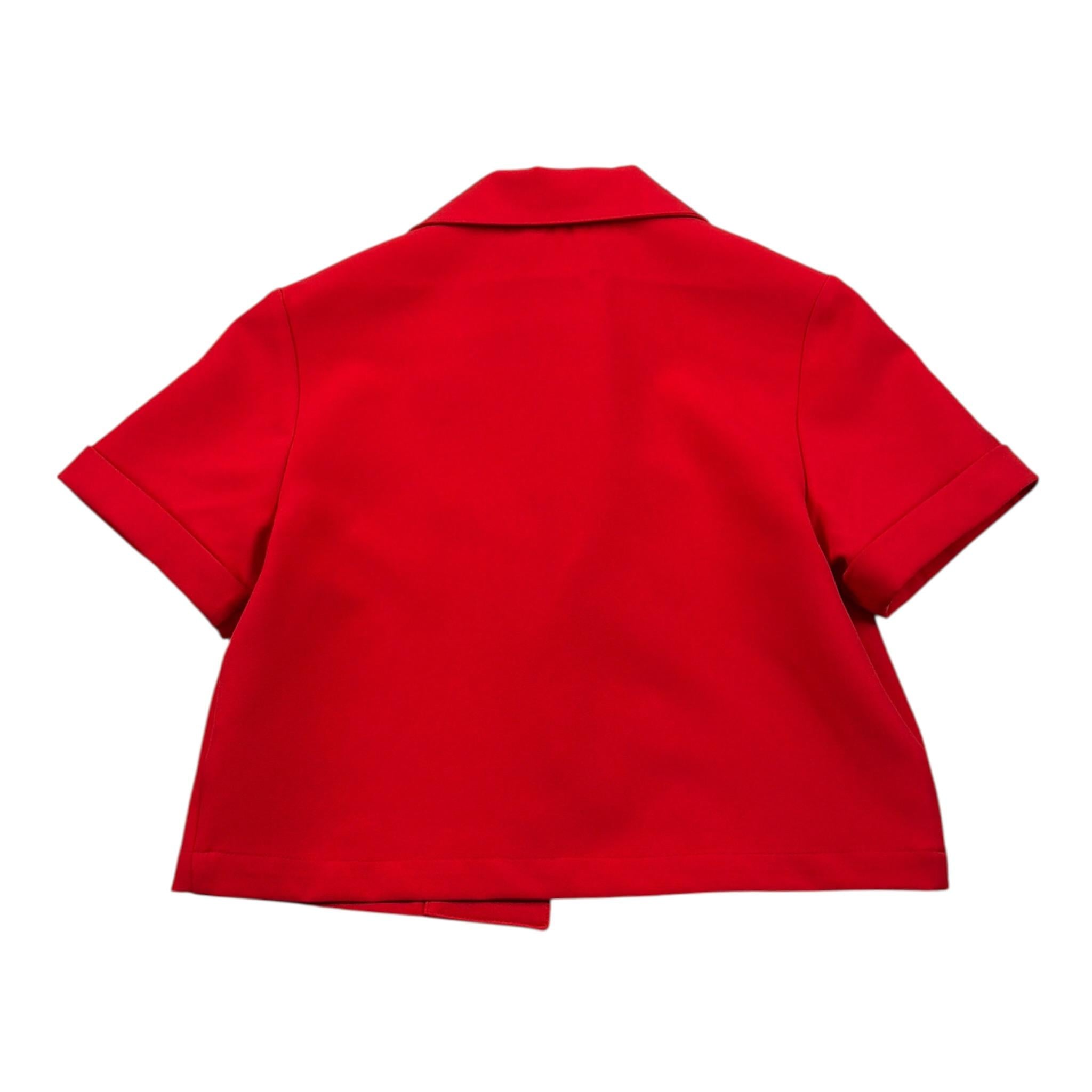 Gaelle Giacca tinta unita Mezza Manica Rosso per Bambina 2746JY00545 ROSSO GAELLE 