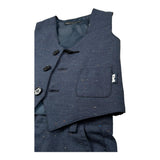 Daniele Alessandrini Completo 2 Pezzi Gilet-Bermuda per Bambino 1296K200163 BLU DANIELE ALESSANDRINI 