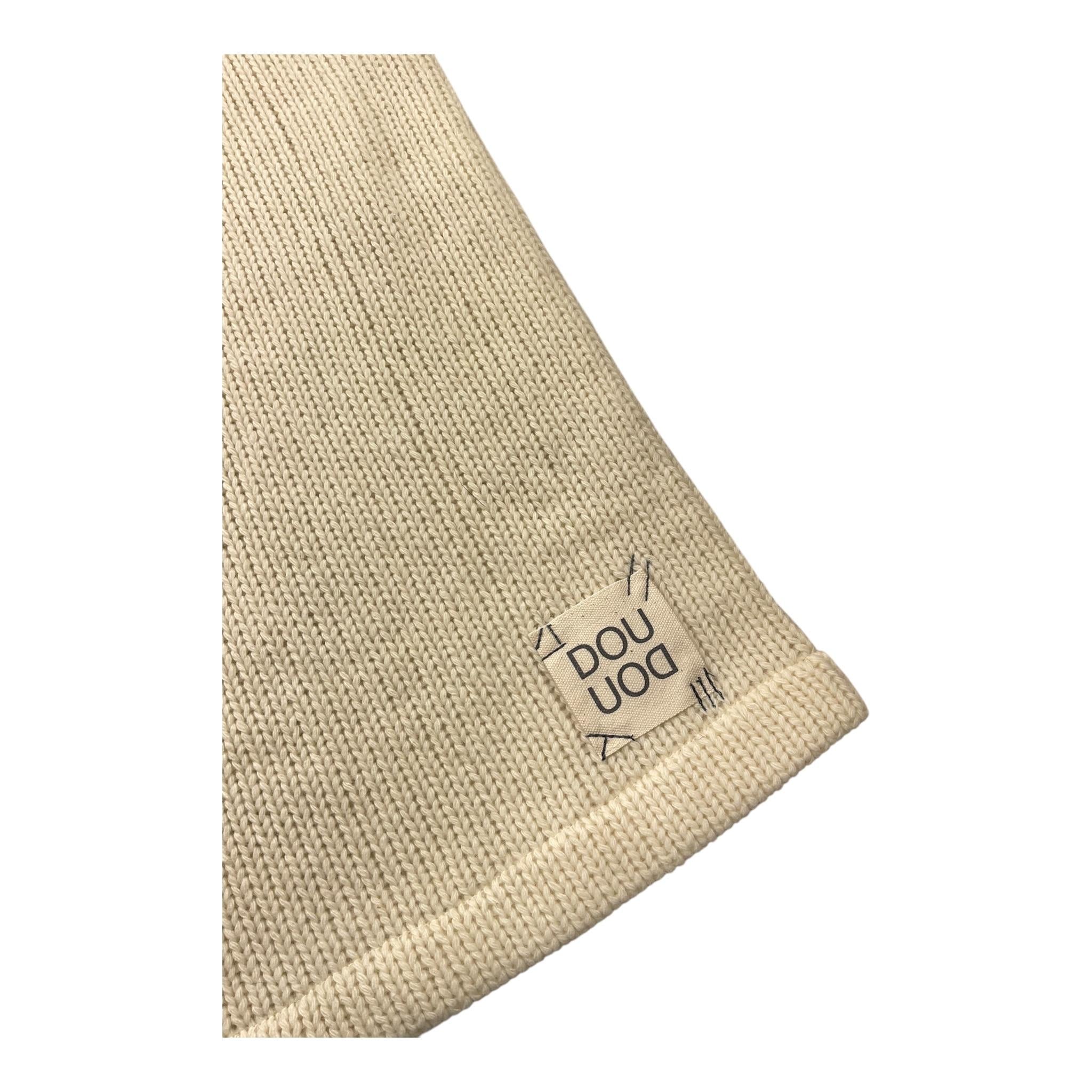 DOU DOU pantalone tinta unita modello a zampa Panna per Bambina DV6B30 PANNA DOU DOU 