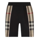 Burberry Bermuda Tinta Unita con Profili In Contrasto per Bambino 8050393 NERO BURBERRY 