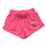 Billieblush Neonpinke, einfarbige Trainingsshorts mit Pailletten für Mädchen