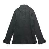 SARABANDA shirt tinta unita mezzo collo a costine Nero per Bambina 0A248 NERO SARABANDA 