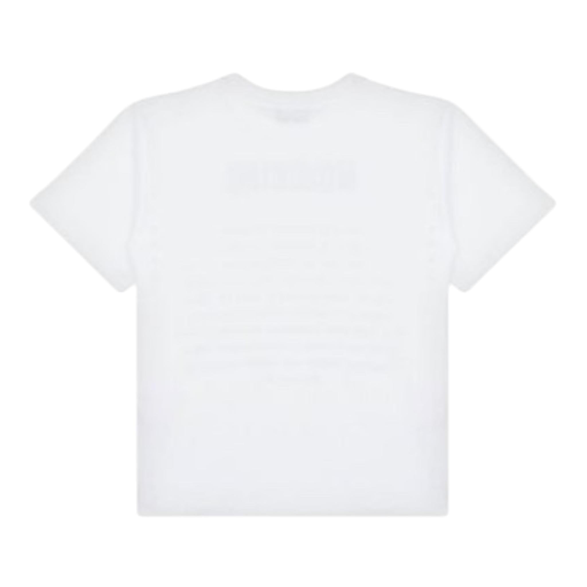 Moschino T-Shirt Girocollo Tinta Unita con Stampa per Bambino HQM050 BIANCO MOSCHINO 