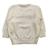 DANIELE ALESSANDRINI maglia girocollo tinta unita con stampa Bianco per Bambino 1291W00040XX BIANCO DANIELE ALESSANDRINI 