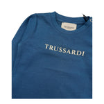 TRUSSARDI shirt girocollo tinta unita Blu per Neonato TIA24085TS BLU TRUSSARDI 
