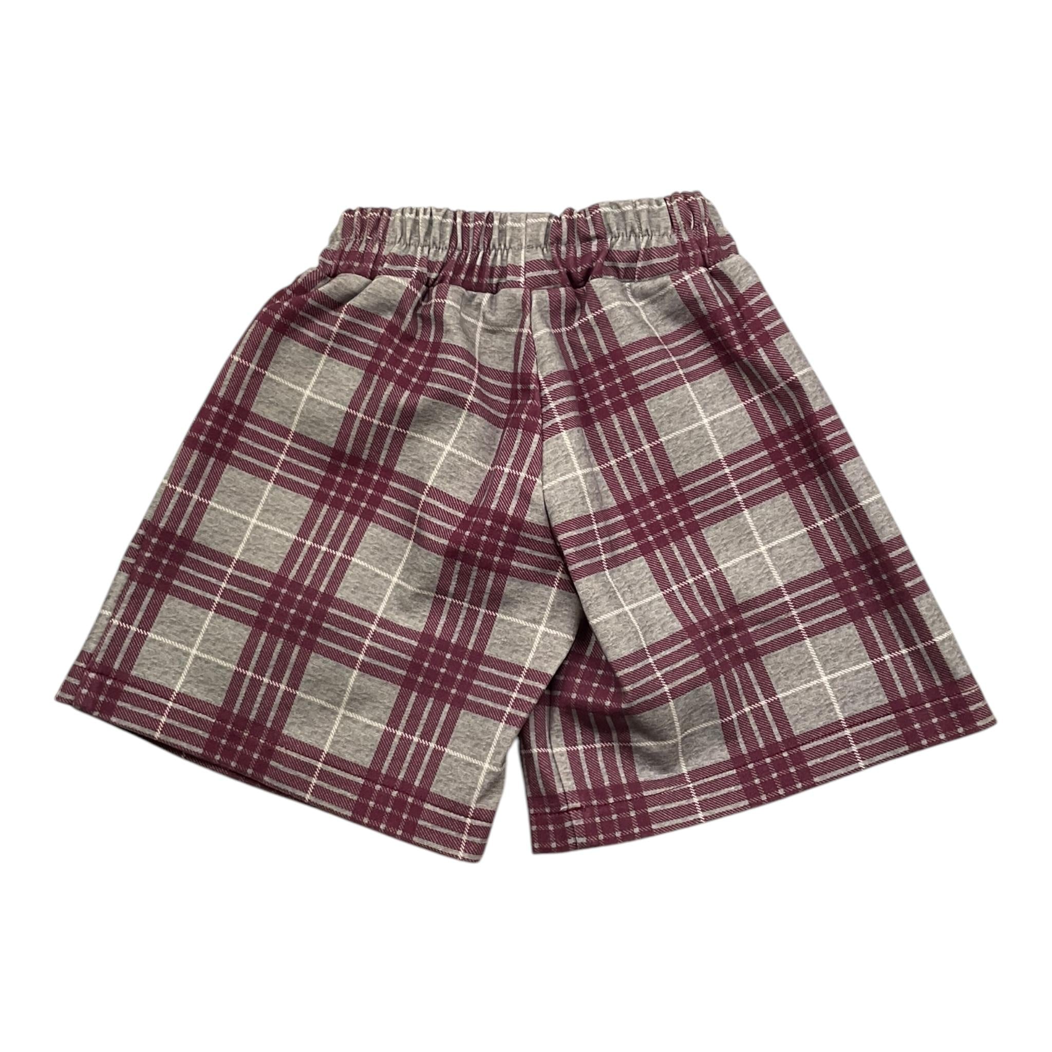 LE BEBE' short tinta unita con fantasia a righe Grigio per Neonata LBG6081 GRIGIO LE BEBE' 