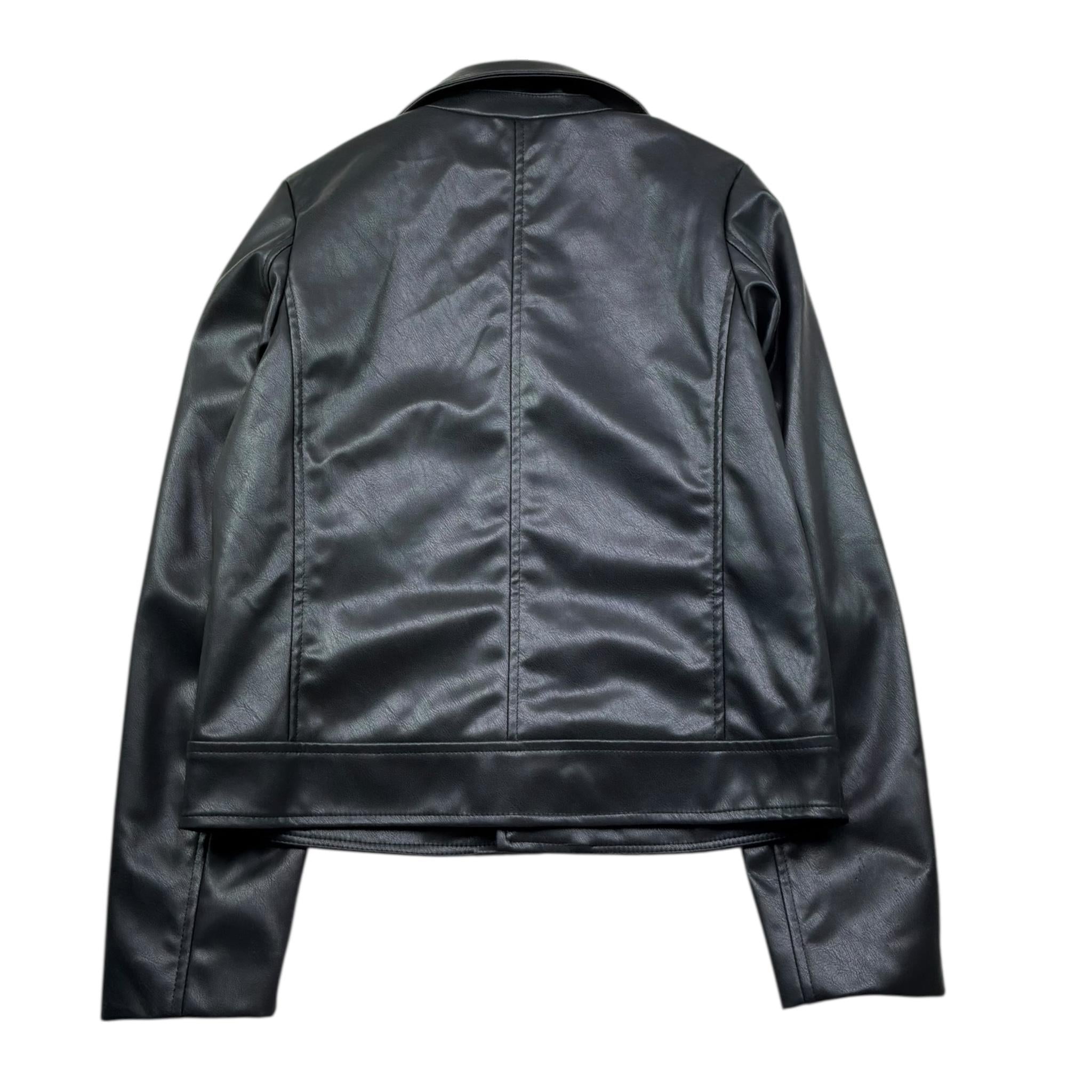 Daniele Alessandrini Chiodo In Ecopelle Tinta Unita per Bambino 1235O00276 NERO DANIELE ALESSANDRINI 