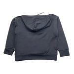 PAOLO PECORA felpa tinta unita con stampa e cappuccio Nero per Bambino PP3817J NERO PAOLO PECORA 