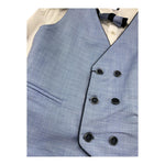 Mai'S Kids Completo 4 Pezzi Camicia-Gilet-Pantalone-Papillon per Bambino ROMEO AZZURRO MAI'S KIDS 