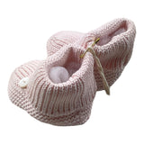 Zweifarbige rosa Babyschuhe „Little Bear“