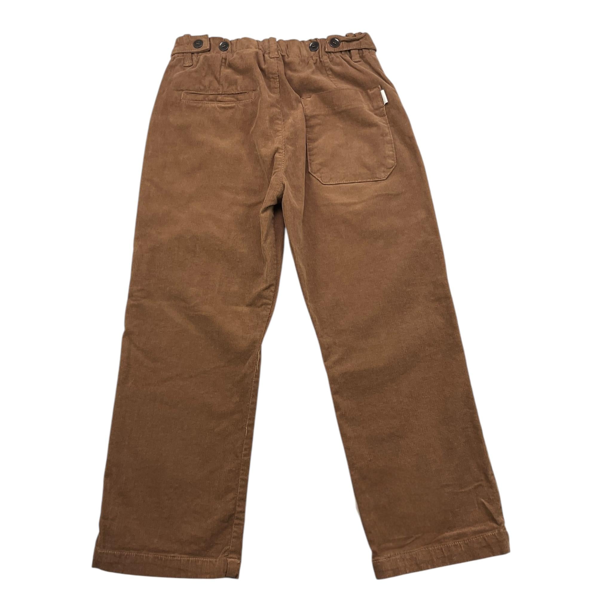 PAOLO PECORA pantalone tinta unita con elastico in vita Marrone per Bambino PP4120 MARRONE PAOLO PECORA 