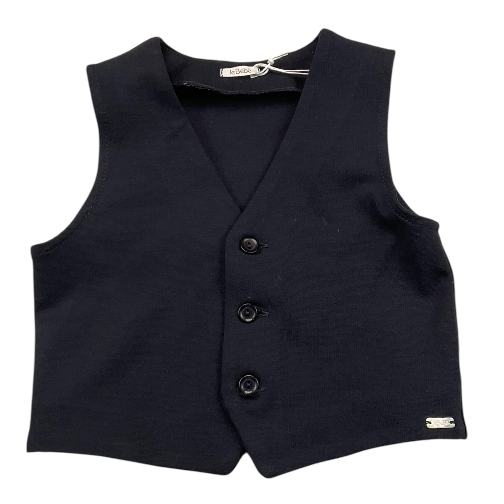 LE BEBE' gilet tinta unita Blu per Neonato LBB5232 BLU LE BEBE' 
