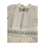 Pontoporponto Completo 2 Pezzi Camicia-Culotte per Neonato 6311 PANNA PONTOPORPONTO 