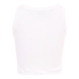 John Richmond Canotta tinta unita con Brillantini Bianco per Bambina RGP25211CNX BIANCO JOHN RICHMOND 